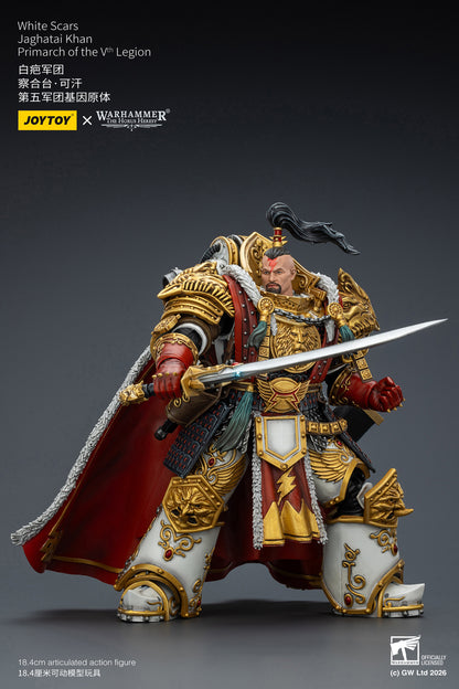 White Scars Jaghatai Khan Primarch &  Tactical Legionary "The Horus Heresy" -Warhammer 40k 1/18 Action Figure By JOYTOY