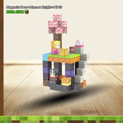 PIXEL CUBE Magnetice-[Princess Knight]-84PCS