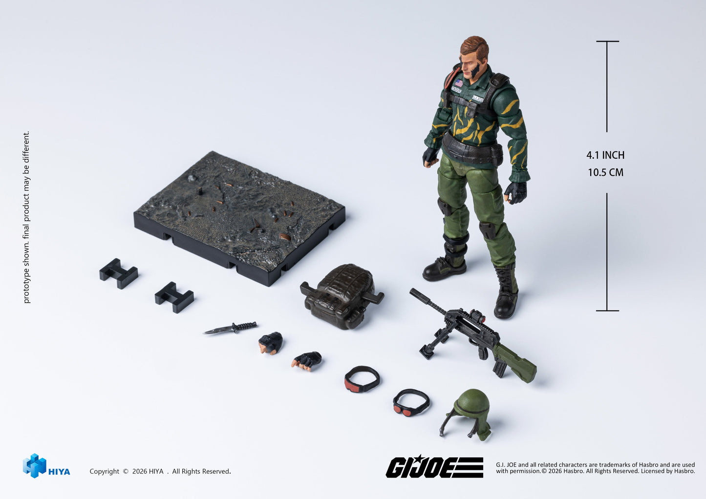 1/18 G.I.Joe Dusty Tiger Force - Exquisite Mini Series Action Figure By HIYA Toys