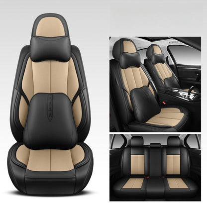 Car Seat Cushion - Sports Full Leather -Five-Seater Deluxe Edition