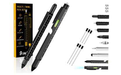 Multi-function 9-in-1 + 6 in 1 Tool Pens - Version II