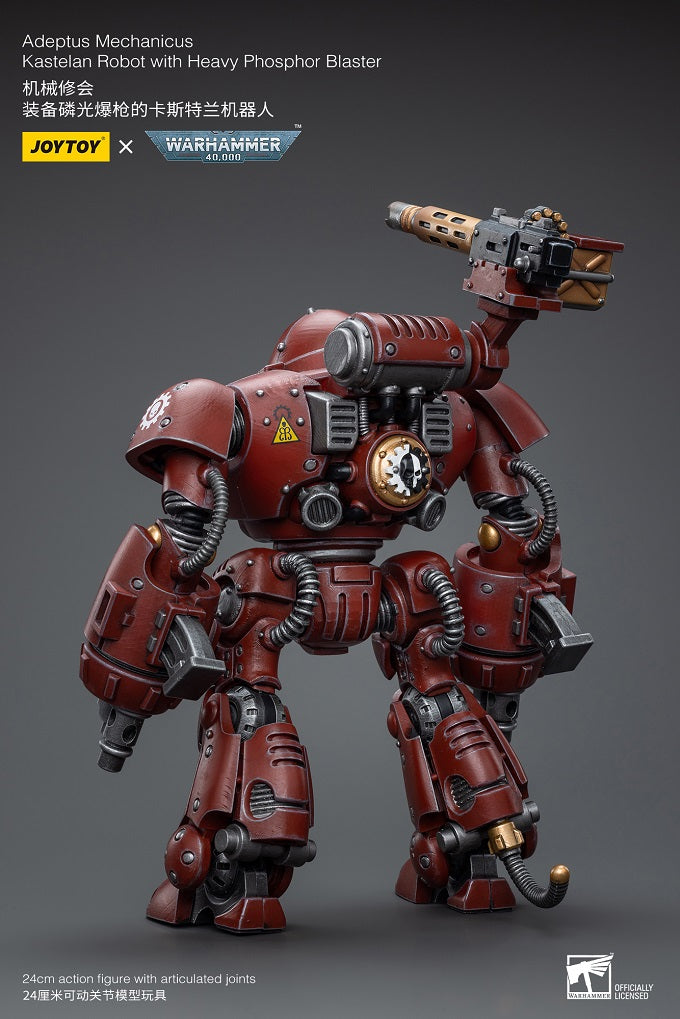 Adeptus Mechanicus Kastelan Robot with Heavy Phosphor Blaster - Warhammer 40K Action Figure By JOYTOY