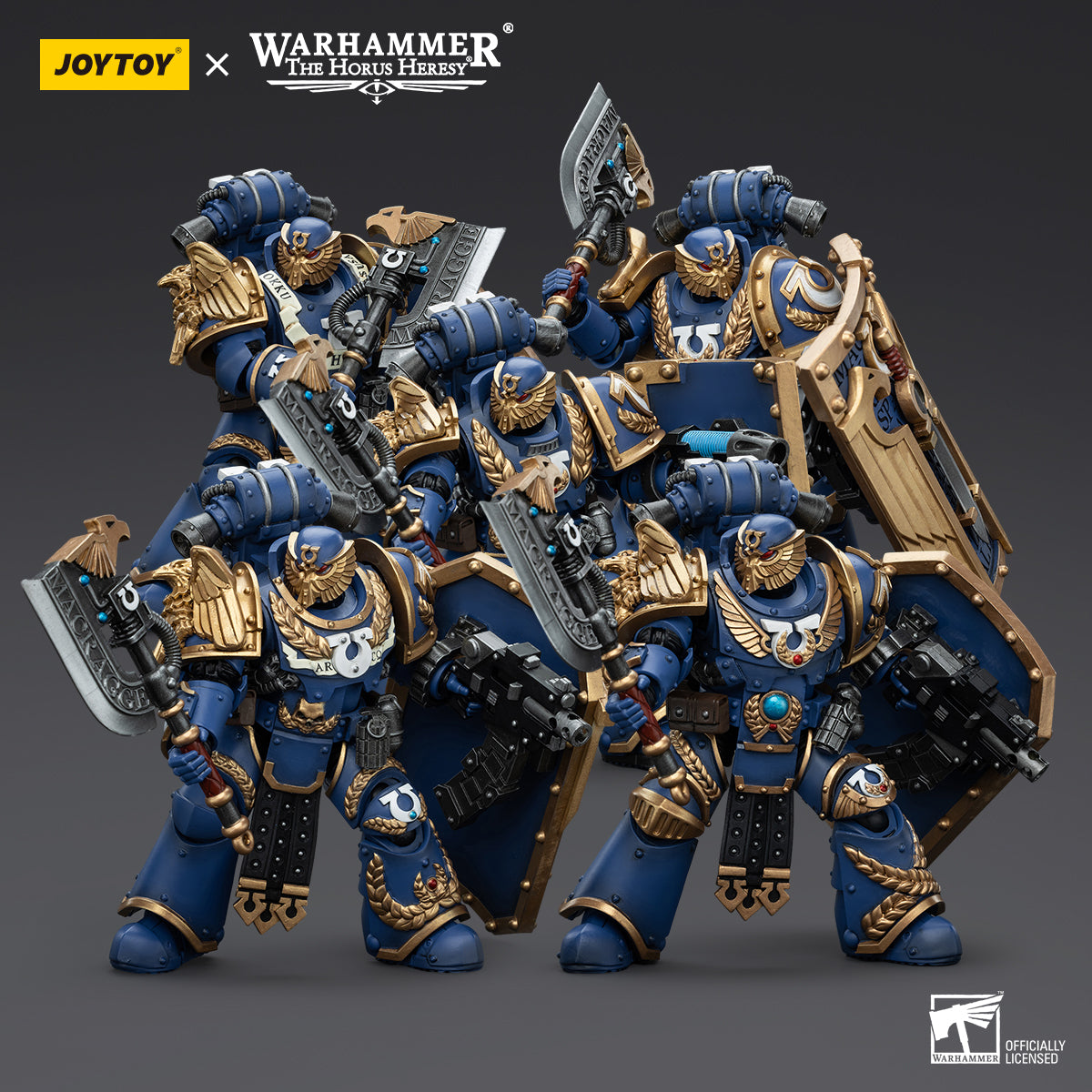 Ultramarines Invictarus Suzerain Squad full set - Warhammer "The Horus Heresy" Action Figure By JOYTOY