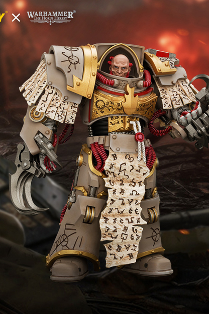 Word Bearers Kor Phaeron with Patriarch's Claws - "The Horus Heresy" Warhammer 1/18 Action Figure By JOYTOY