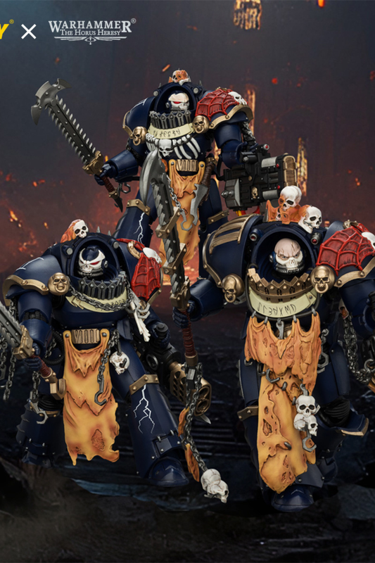 Night Lords Contekar Terminator Dissident & Contekar Terminator - "The Horus Heresy" Primarch-Warhammer 40k 1/18 Action Figure By JOYTOY