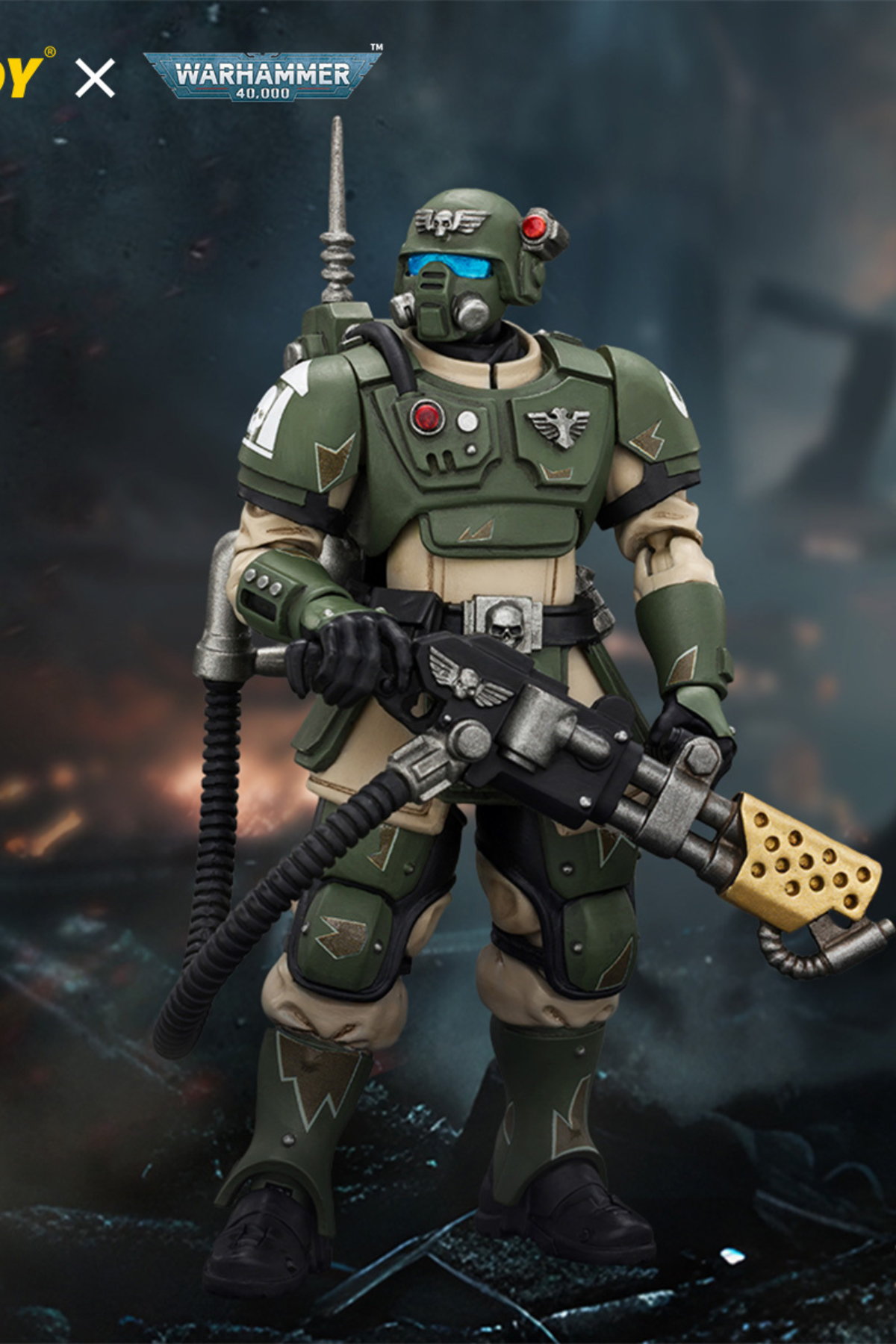 Astra Militarum Kasrkin Squad - Warhammer 40K 1/18 Action Figure By JOYTOY