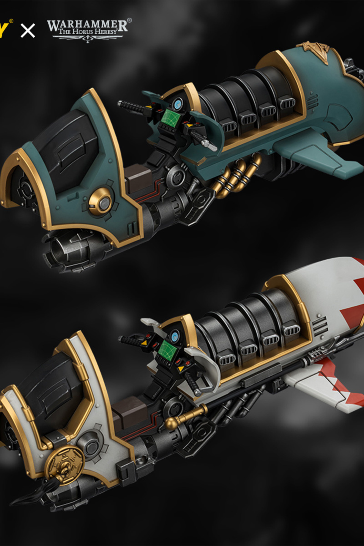 Sons of Horus & White Scars Legion Scimitar Jetbike - Warhammer "The Horus Heresy” 1/18 Action Figure By JOYTOY