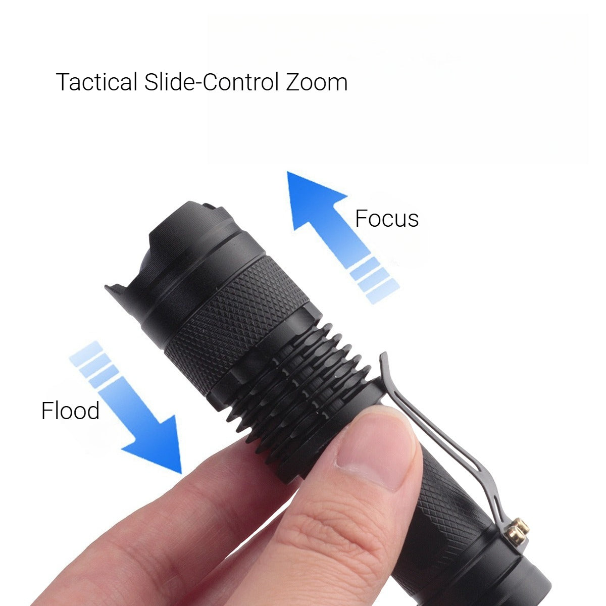 Survival Tools - Zoom Mini Flashlight
