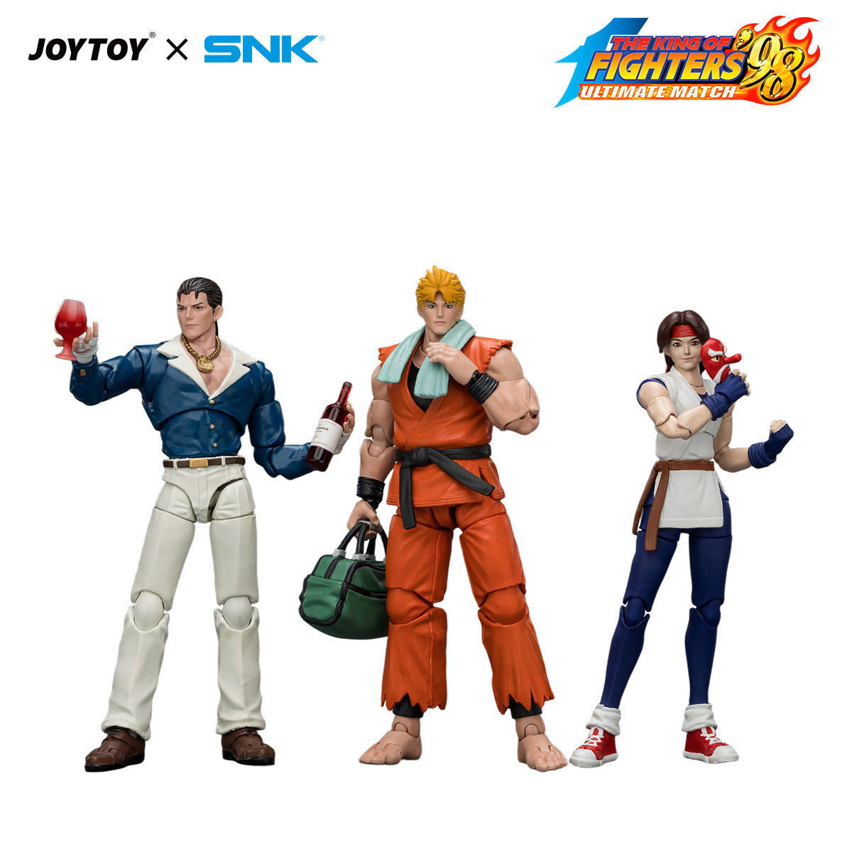 KOF'98UM Art of Fighting Team - SNK 1/18 Action Figure By JOYTOY