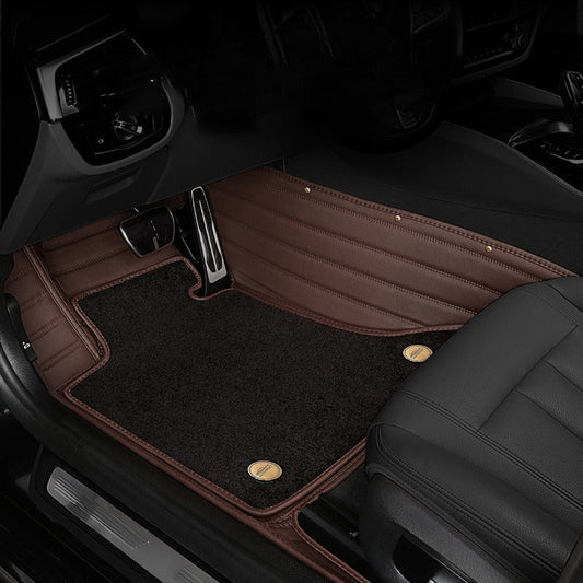 Car Floor Mats with Thickened Non-Slip Nano Fleece Lining