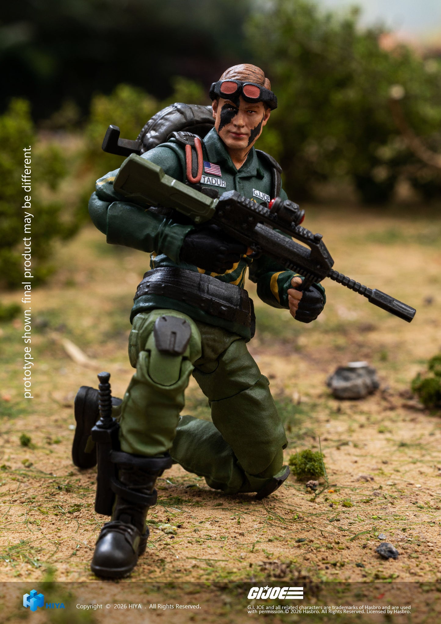 1/18 G.I.Joe Dusty Tiger Force - Exquisite Mini Series Action Figure By HIYA Toys