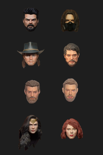 Toy Parts - Character 1/12 Head Sculpture