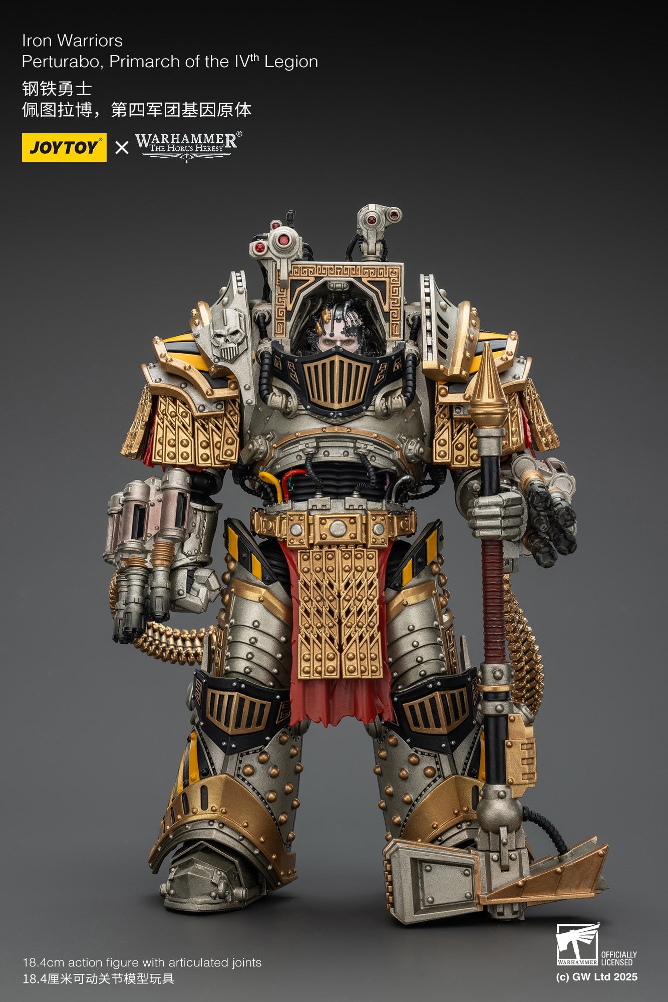 (RE-RUN) Primarch-Warhammer 40k/ "The Horus Heresy” 1/18 Action Figure By JOYTOY