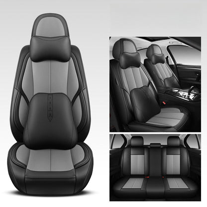 Car Seat Cushion - Sports Full Leather -Five-Seater Deluxe Edition