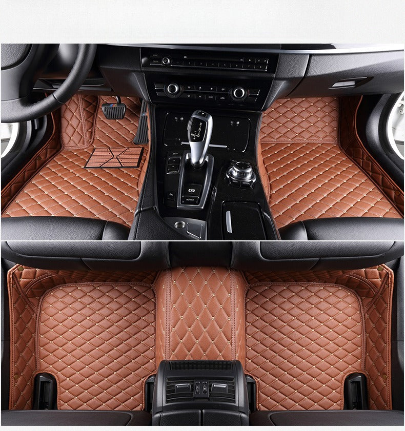Car Floor Mats - Multi-Color Optional-5-Seat Set