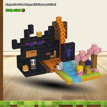 PIXEL CUBE Magnetic-[Magma] 285pcs