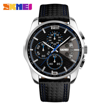 SKMEI-Fashion Business Men's Waterproof Quartz Watch-9106