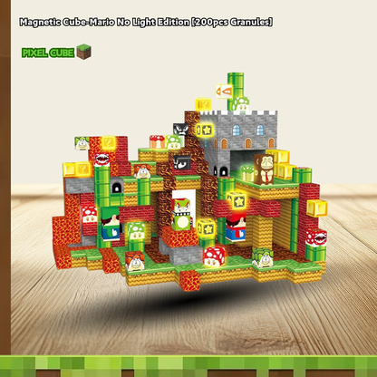 PIXEL CUBE Magnetic-[Mario No Light Edition] 200pcs