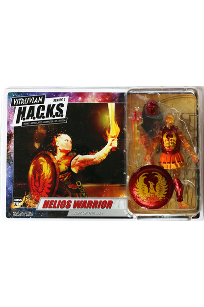 Helios Warrior Army Of The Sun - Vitruvian H.A.C.K.S Series Action Figure By Boss Fight Studio