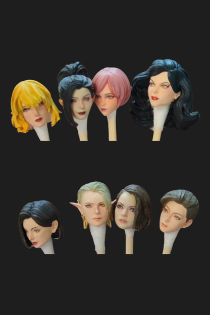 Toy Parts - Female 1/18 Head Sculpture