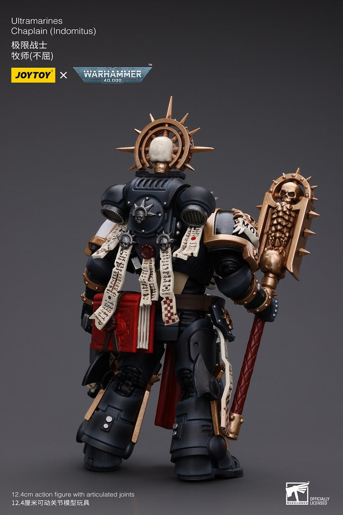 Ultramarines Chaplain (Indomitus) - Warhammer 40K Action Figure By JOYTOY