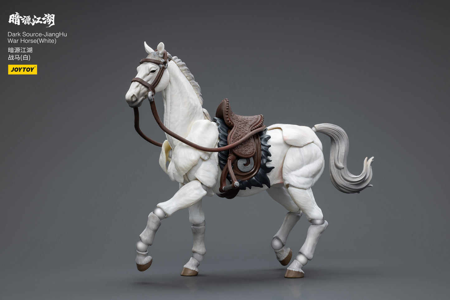 Dark Source - JiangHu War Horse ( White ) - 1/18 Action Figure By JOYTOY