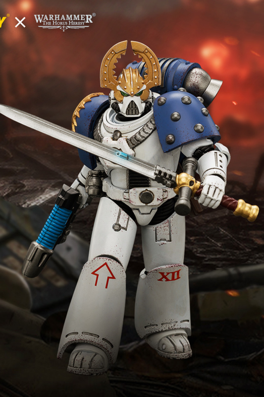 World Eaters MKVI Tactical Sergeant with Plasma Pistol and Power Sword - Warhammer "The Horus Heresy" 1/18 Action Figure By JOYTOY