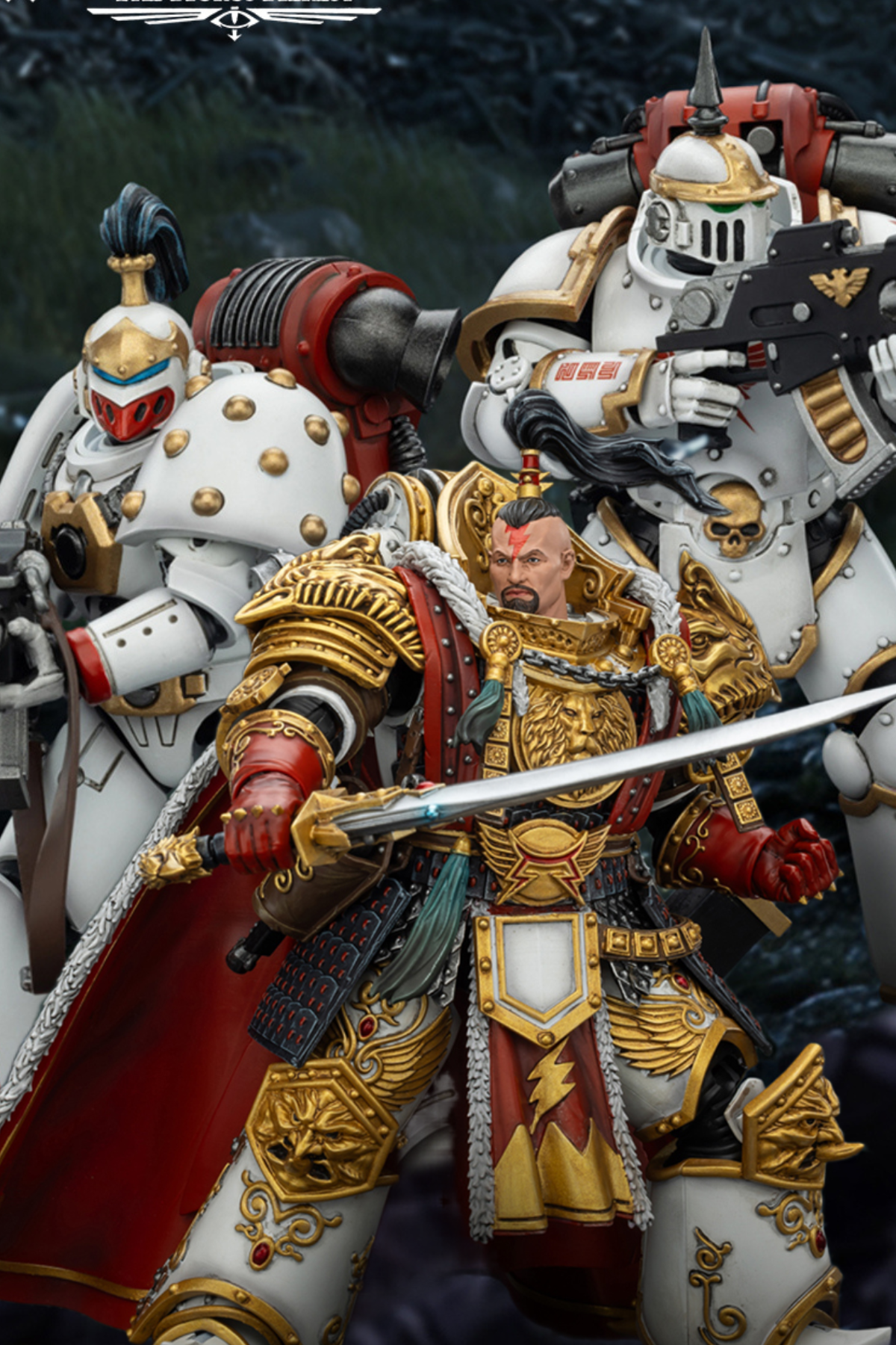 White Scars Jaghatai Khan Primarch &  Tactical Legionary "The Horus Heresy" -Warhammer 40k 1/18 Action Figure By JOYTOY