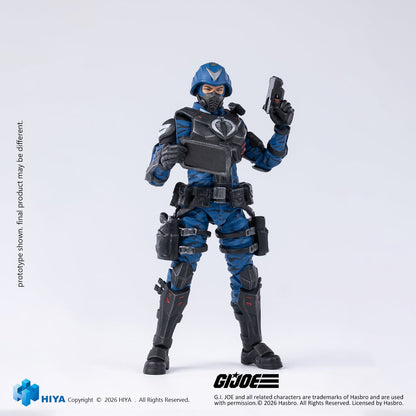 Exquisite Mini Series 1/18 Scale 4.1 Inch G.I.Joe Cobra Officer Action Figure By HIYA Toys
