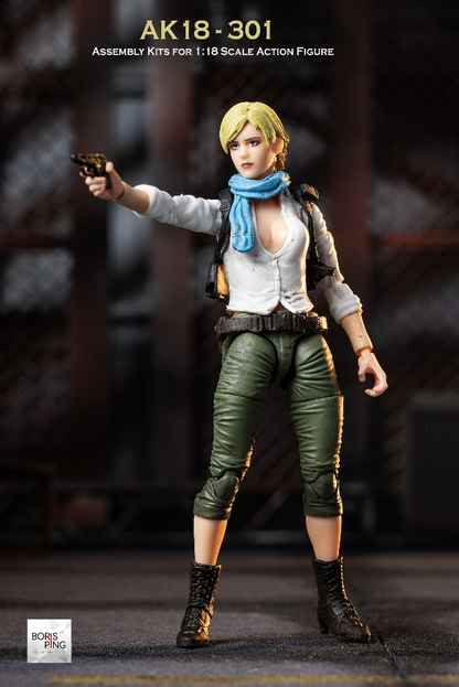 BP AK18 Series Wave 3 - SHERYN (AK18-301) -1/18 Action Figure By Boris Ping