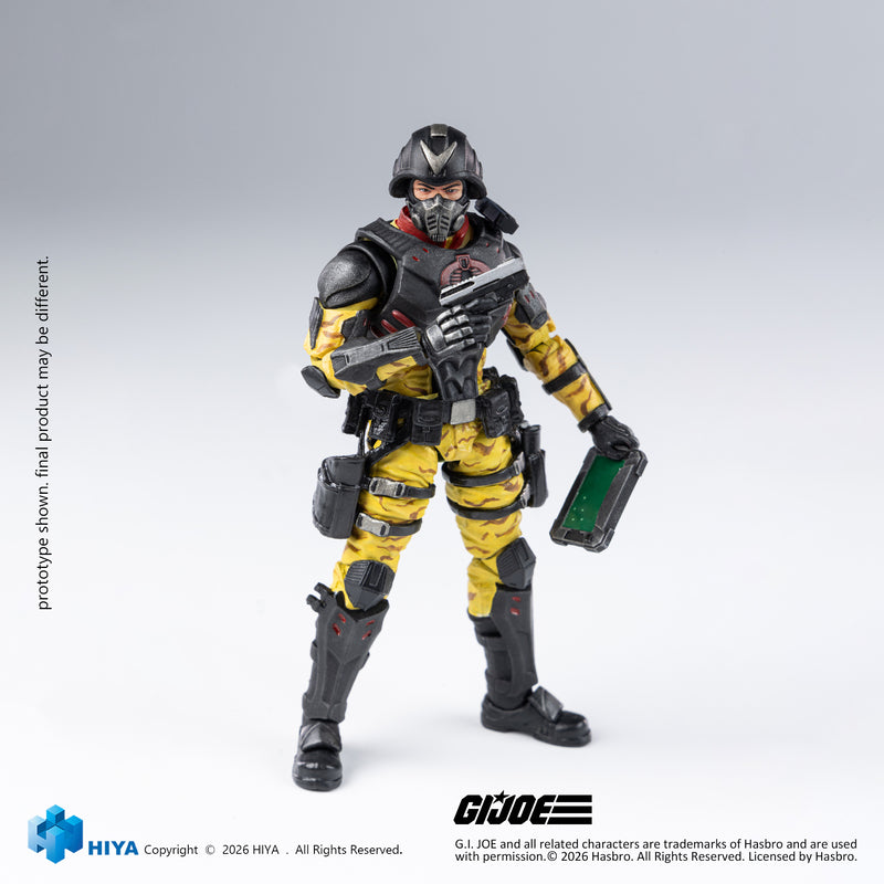 G.I.Joe Cobra Officers Python Patrol Version - HIYA Exquisite Mini Series 1/18 Scale Action Figure