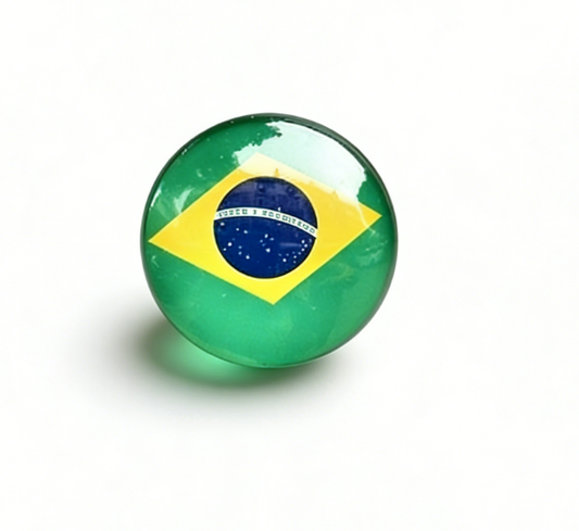 Brazil Flag Pin for Backpacks  by CAVE