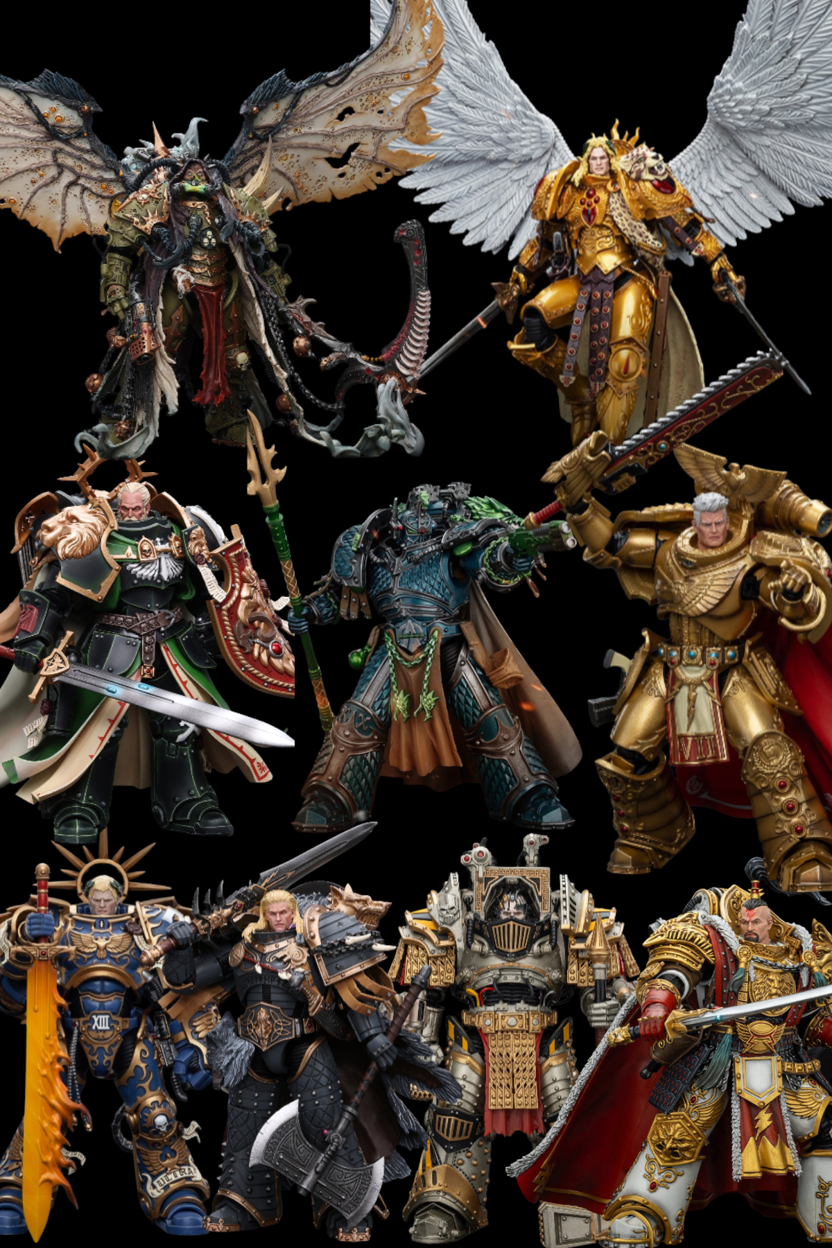 (RE-RUN) Primarch-Warhammer 40k/ "The Horus Heresy” 1/18 Action Figure By JOYTOY