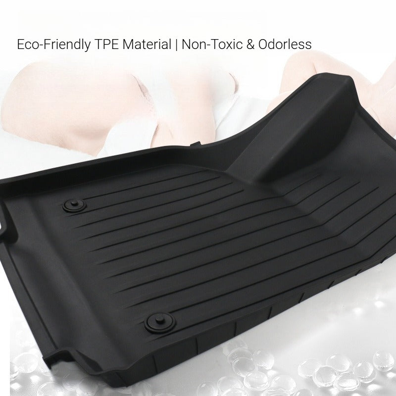 Car Floor Mats for Tesla Model Y (New Edition) - 2/3/6-Piece Set