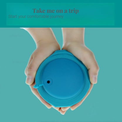 Travel U-shaped Pillow - Inflatable Press-Flocked fabric