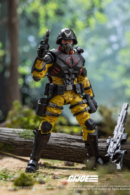 G.I.Joe Cobra Officers Python Patrol Version - HIYA Exquisite Mini Series 1/18 Scale Action Figure