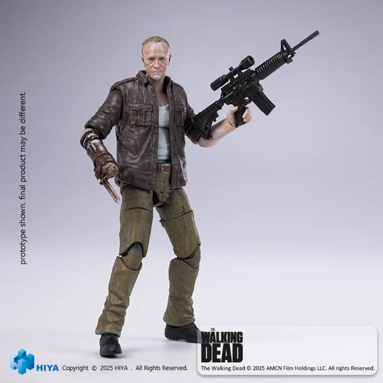The Walking Dead Merle - Exquisite Mini Series 1/18 Action Figure By HIYA Toys