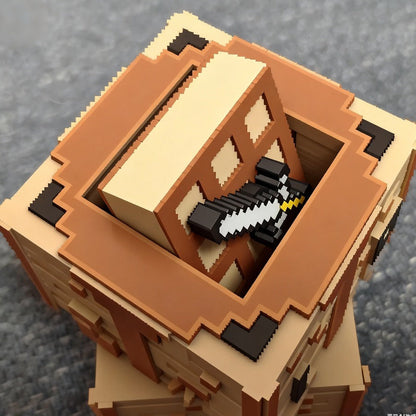 Pixel Worlds Peripherals - Figure Movable Workbench Model