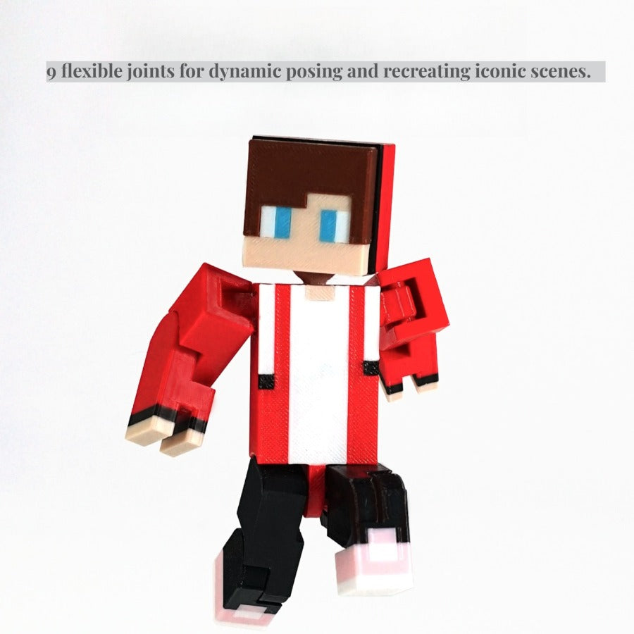 Pixel Worlds-J.J. Maggie Movable Model（13cm）