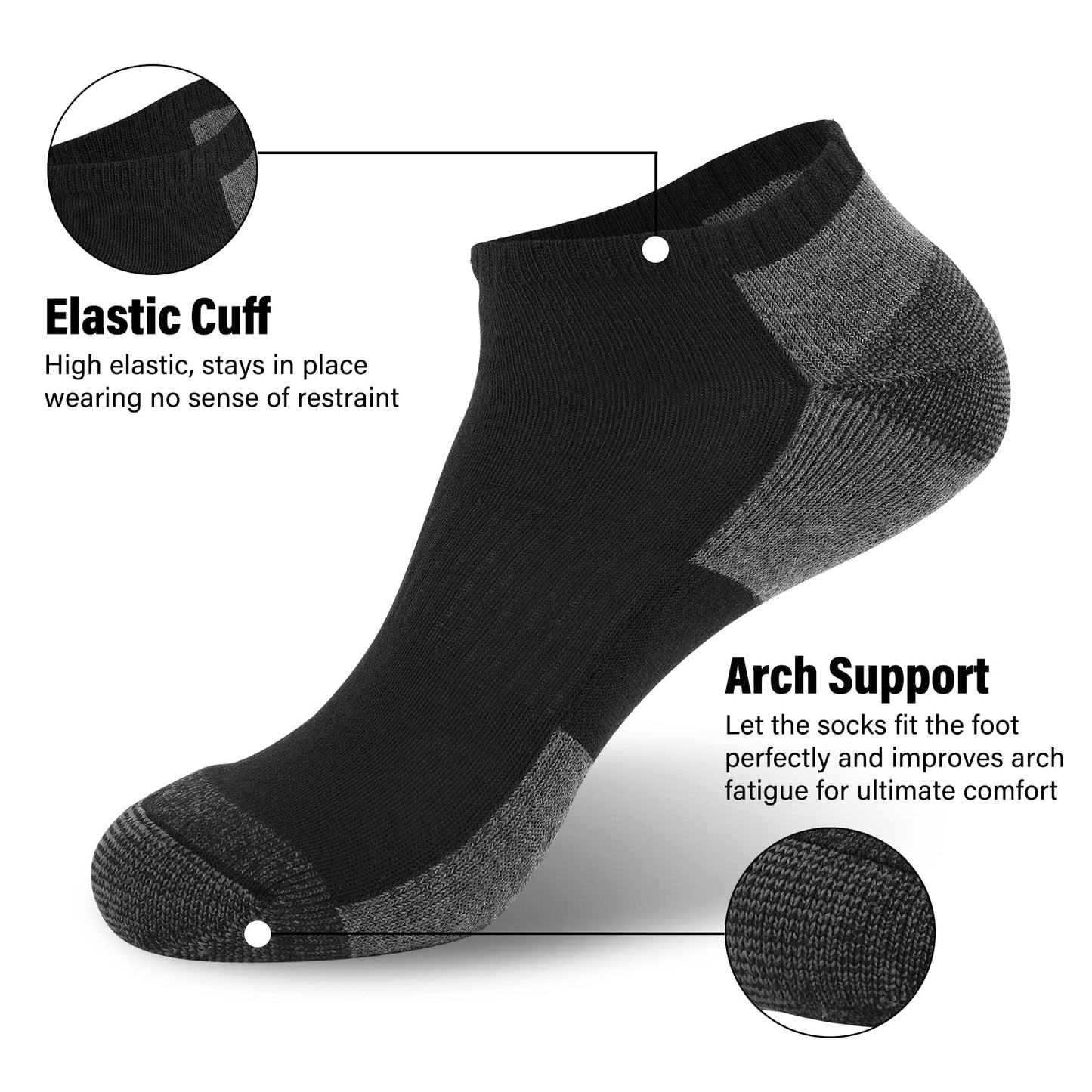 5 Pairs Pack- Men's socks
