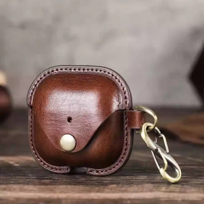 Cowhide earphone cover-airpods4