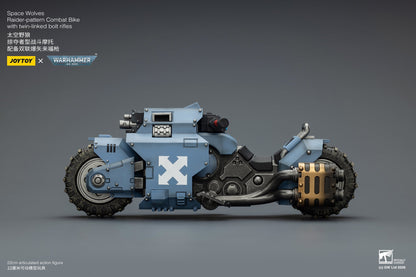 Raider-pattern Combat Bike with twin-linked bolt rifles-Warhammer 40k 1/18 Action Figure By JOYTOY