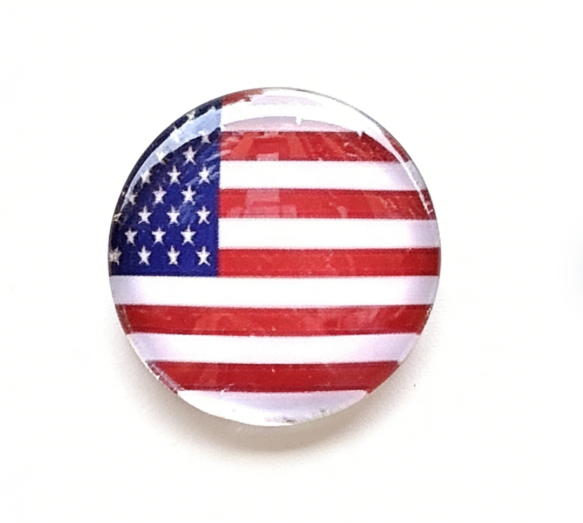 United States Flag Pin for Backpacks   by CAVE