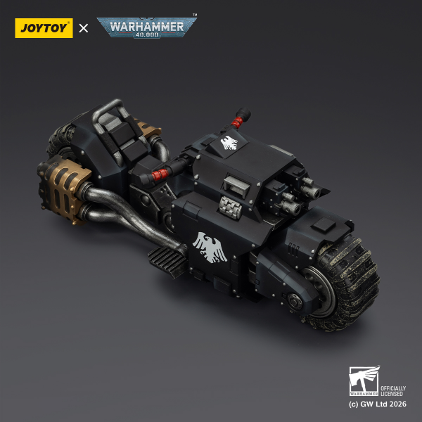 Raider-pattern Combat Bike with twin-linked bolt rifles-Warhammer 40k 1/18 Action Figure By JOYTOY