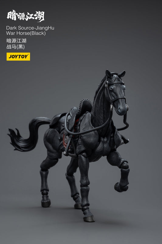 (Rare) Dark Source - JiangHu War Horse ( Black ) - 1/18 Action Figure By JOYTOY