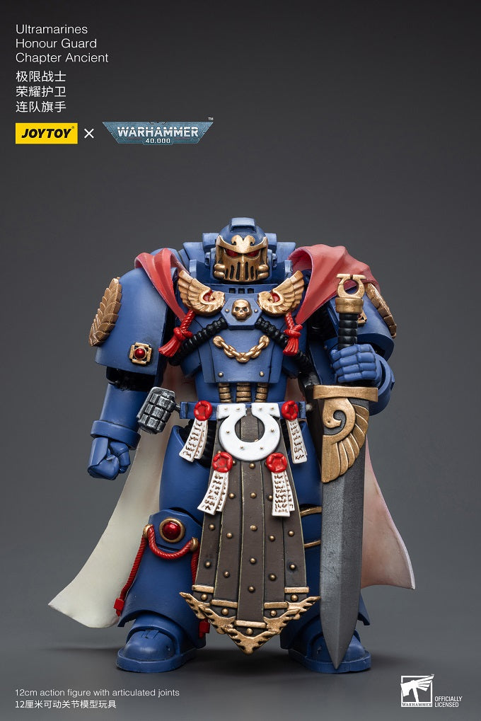 Ultramarines Honour Guard Chapter Ancient - Warhammer 40K Action Figure By JOYTOY