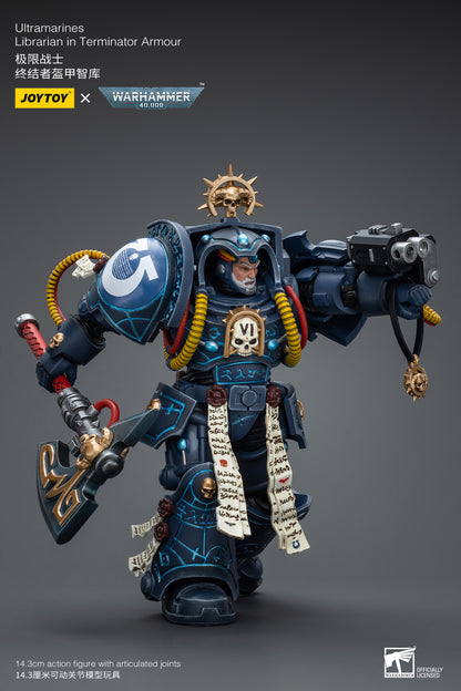 Ultramarines Librarian in Terminator Armour- Warhammer 40K Action Figure By JOYTOY