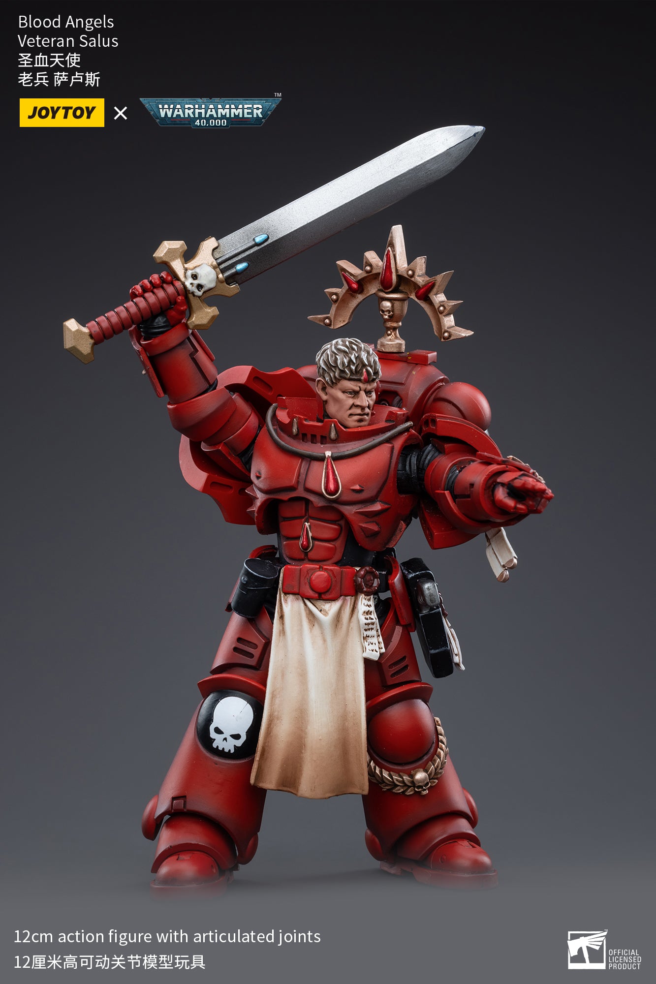 Blood Angels Veteran Salus (Rerun V1.5) - Warhammer 40K Action Figure By JOYTOY