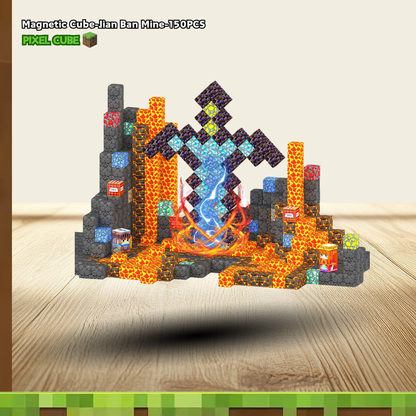 PIXEL CUBE Magnetice-[Jian Ban Mine]-150PCS