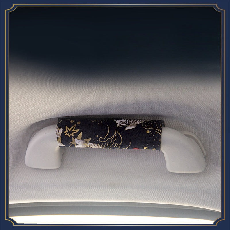 Car Interior- Roof Armrest Cover (with Velcro size -12 * 12.5cm)